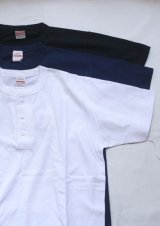 画像: 【Healthknit US-cotton Henley-neck S/S Tee】ヘルスニット アメリカ綿 ヘンリーネック 半袖Tee(3カラー展開)