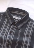 画像4: 【House of Blues Linen Stripe Long-sleeve Shirt】ハウス オブ ブルース リネン ストライプ 長袖シャツ(gray)