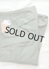 画像: 【ALCARZA Rip-stop Wide Cargo Pants】アルカルザ リップストップ ワイド カーゴパンツ(olive)