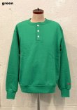 画像7: 【Healthknit Classic Sweat Henley-neck】ヘルスニット クラシック スウエット ヘンリーネック (6カラー展開)