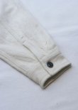 画像9: 【ALCARZA Heavy Flannel No-collar Jacket】アルカルザ ヘビーフランネル ノーカラージャケット(2カラー展開)