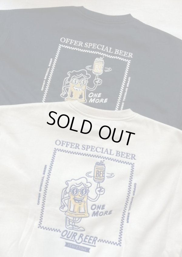 画像1: 【power to the people OUR BEER Crew-neck Sweat Shirt】パワー トゥ ザ ピープル クルーネック スウエットシャツ(2カラー展開)