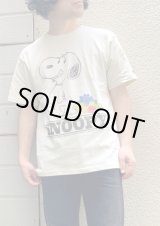 画像: 【FRUIT OF THE LOOM×PEANUTS Short Sleeve Tee】フルーツ オブ ザ ルーム×ピーナッツ 表ピーチ起毛 半袖Tee(ivory)