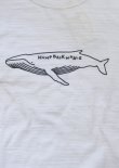画像4: 【u.m.i slab cotton s/s tee hump back whale, made in japan】ユーエムアイ スラブコットン 半袖Tee, 日本製(white)