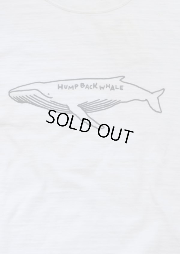 画像4: 【u.m.i slab cotton s/s tee hump back whale, made in japan】ユーエムアイ スラブコットン 半袖Tee, 日本製(white)