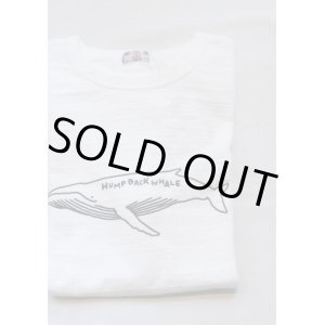 画像: 【u.m.i slab cotton s/s tee hump back whale, made in japan】ユーエムアイ スラブコットン 半袖Tee, 日本製(white)