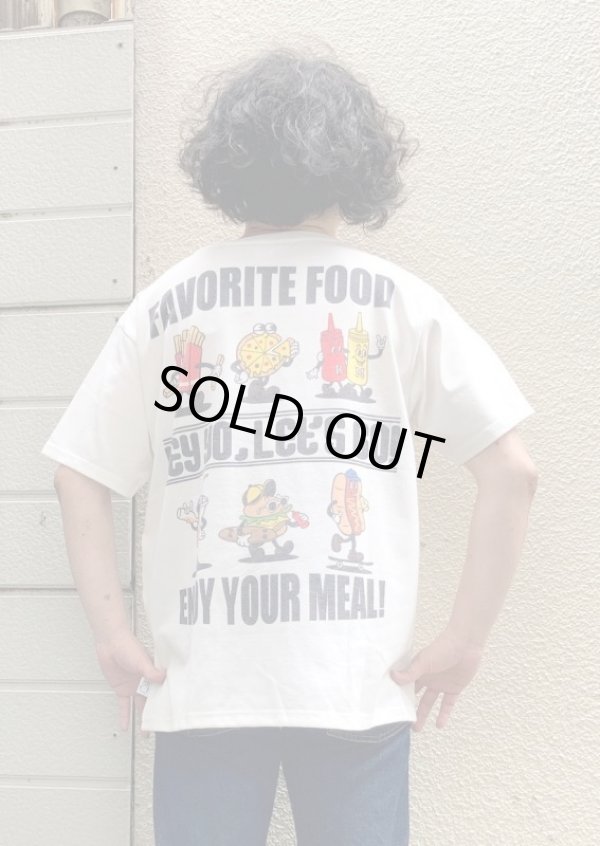 画像1: 【gym master 5.8oz T/C FAVORITE FOOD S/S tee】ジムマスター 5.8オンス T/Cドライ 半袖Tee(2カラー展開)