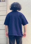 画像2: 【gym master 6.4oz Indigo Big S/S Tee】ジムマスター 6.4オンス インディゴ ビッグTee(one wash)