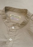 画像7: 【ciao Typewriter Band-collar Long-sleeve Shirt/ made in Japan】チャオ タイプライター バンドカラー 長袖シャツ/ 日本製(3カラー展開)