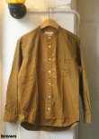 画像10: 【ciao Typewriter Band-collar Long-sleeve Shirt/ made in Japan】チャオ タイプライター バンドカラー 長袖シャツ/ 日本製(3カラー展開)