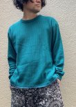 画像1: 【gym master Long-sleeve Tee】ジムマスター ローゲージ鹿の子 ブランケットステッチ ロンTee(3カラー展開)