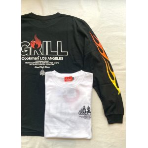 画像: 【cook man long-sleeve Tee /Grill】クックマン 長袖Tee (2カラー展開)