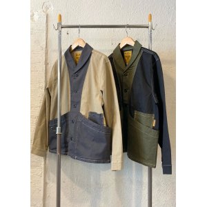 画像: 【gym master Stretch Herring Monster Pocket Coverall】ジムマスター ストレッチ ヘリンボーン モンスターポケット カバーオール(2カラー展開)