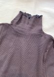 画像8: 【Robert P. Miller Panel ribbed Turtle neck Long sleeve Tee】ロバート ピー ミラー パネルリブ タートルネック ロングスリーブTee(4カラー展開)