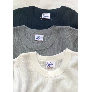 画像: 【Robert P.Mileer Waffle Long sleeve Tee】ロバート ピー ミラー ワッフル長袖Tee(3カラー展開)