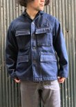 画像1: 【gym master Bonding Flap Pocket Jacket】ジムマスター ボンディング デニム/カツラギ フラップポケット ジャケット(2カラー展開)