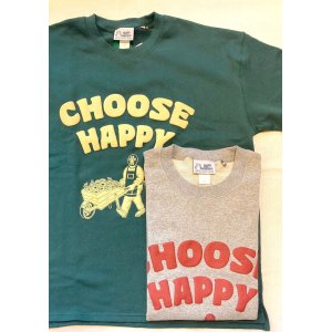 画像: 【gym master 10.3oz Sweat Big Tee/ CHOOSE HAPPY】ジムマスター スウエット ビッグ Tee(2カラー展開)