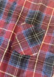 画像5: 【Flannel Check Shirt】フランネル チェックシャツ(burgundy)