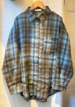 画像2: 【Flannel Check Shirt】フランネル チェックシャツ(gray)