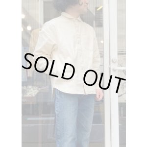 画像: 【gym master stretch twill denim shirt jacket】ジムマスター ストレッチカツラギ シャツジャケット(natural) 