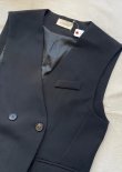 画像3: 【Import V-neck Vest】インポート Vネック ベスト(black)