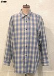 画像2: 【Ciao Ombre Check Dud Shirt】チャオ オンブレチェック ダッドシャツ(2カラー展開)