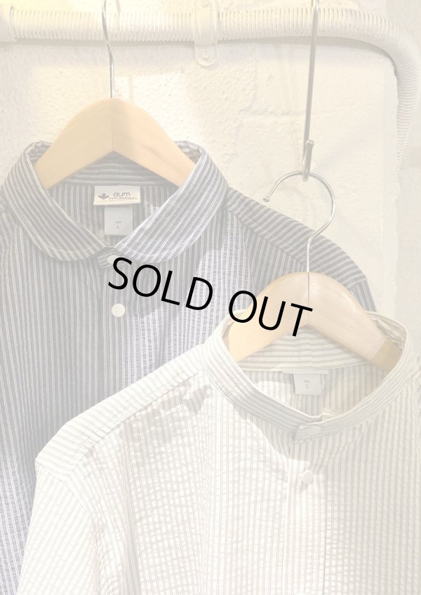 画像1: 【gym master 2way Shawl Collar Long-sleeve Shirt】ジムマスター 2way ショールカラー 長袖シャツ(2カラー展開)