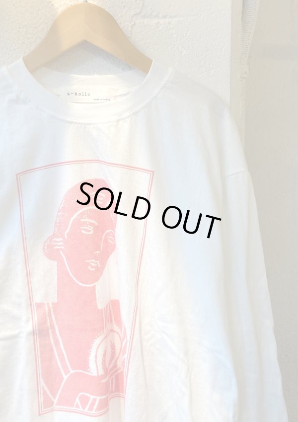画像1: 【Import Long sleeve Tee】インポート 長袖Tee(white)