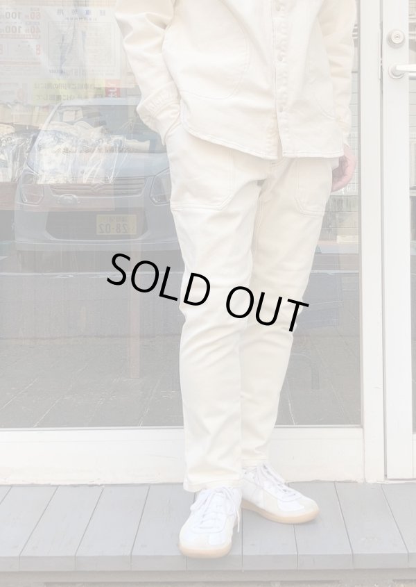 画像1: 【gym master 10oz stretch baker pants】ジムマスター 10オンス ストレッチかつらぎ ベイカーパンツ(natural)
