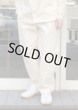 画像: 【gym master 10oz Stretch two tack Pants】ジムマスター 10オンス ストレッチかつらぎ ツータックパンツ(natural)