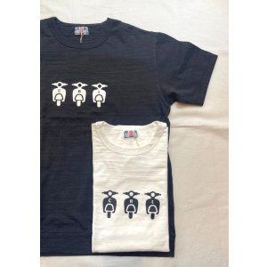 画像: 【u.m.i slab cotton s/s tee cal bike, made in japan】ユーエムアイ スラブコットン 半袖Tee, 日本製(2カラー展開)