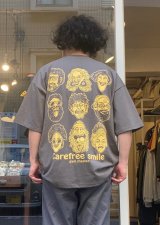 画像: 【gym master 7.4oz Big S/S Tee/ carefree smile】ジムマスター 7.4オンス ビッグ 半袖Tee(4カラー展開)