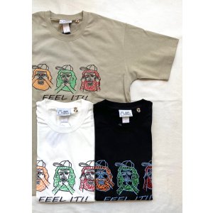 画像: 【gym master 7.2oz FEEL IT！ S/S Tee】ジムマスター 7.2オンス FEEL IT！刺繍Tee(3カラー展開)
