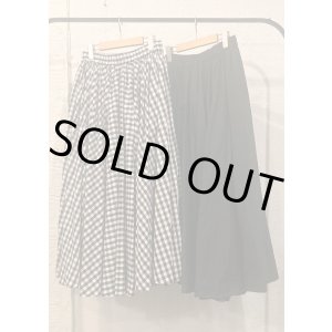 画像: 【ichi broadcloth circular skirt】イチ ブロード サーキュラー スカート(2カラー展開)