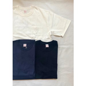 画像: 【Healthknit Max-weight Crew-neck Short Sleeve Pocket Tee】ヘルスニット マックスウエイト クルーネック 半袖 ポケットTee(3カラー展開)
