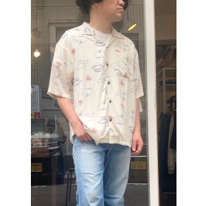画像: 【Hula Lani HAWAII Rayon Aloha Shirt】フララニ ハワイ レーヨンアロハシャツ(2カラー展開)
