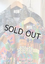 画像: 【ALCARZA African batik Cotton Aloha Shirt/ made in Japan】アルカルザ アフリカンバティック コットンアロハシャツ/日本製(2カラー展開)