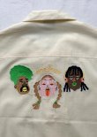画像7: 【gym master ONE LOVE Shirt】ジムマスター ONE LOVE刺繍シャツ(2カラー展開)