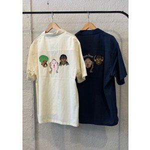画像: 【gym master ONE LOVE Shirt】ジムマスター ONE LOVE刺繍シャツ(2カラー展開)