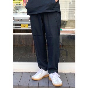 画像: 【gym master Linen×Rayon Tapered Pants】ジムマスター 麻×レーヨン テーパードパンツ(black)