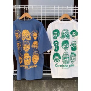 画像: 【gym master 7.4oz Big S/S Tee/ carefree smile】ジムマスター 7.4オンス ビッグ 半袖Tee(2カラー展開)