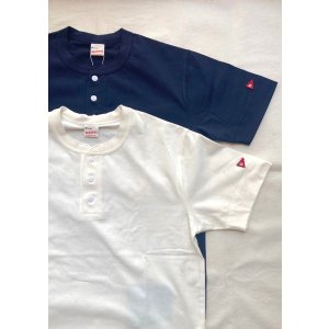 画像: 【Healthknit Openend Dry Henley-neck Short-sleeve Tee】ヘルスニット オープンエンド ドライ ヘンリーネック半袖Tee(2カラー展開)