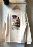 画像3: 【power to the people Long sleeve Tee】パワー トゥ ザ ピープル カクテル刺繍ロンT(2カラー展開)