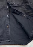 画像6: 【gym master stretch twill denim shirt jacket】ジムマスター ストレッチカツラギ シャツジャケット(black) 