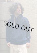 画像: 【champion 10oz Reverse weave Hooded Sweat Shirt】チャンピオン 10オンス リバースウィーブ フーデッド スウエットシャツ(indigo)