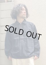 画像: 【HOUSTON U.S.ARMY Denim Pullover Shirt】ヒューストン デニム プルオーバーシャツ(one wash)