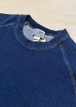 画像4: 【gym master 11oz Indigo Sweat Crew neck】ジムマスター 11オンス インディゴ スウエット クルーネック(dark indigo blue)