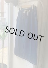 画像: 【gym master 11oz Indigo Sweat Skirt】ジムマスター 11オンス インディゴ スウエット スカート(dark indigo blue)