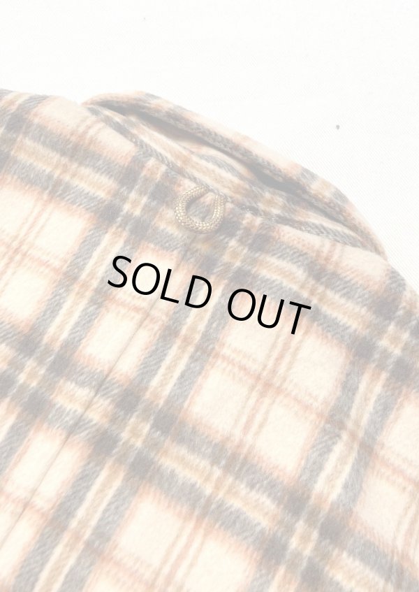 画像8: 【gym master Heavy Flannel Check Zip Jacket】ジムマスター ヘビーフランネル チェック 中綿ジップジャケット(beige)