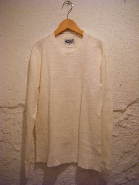 画像: LINK BLOG更新です。(olu'olu スラブ畦 crew neck)